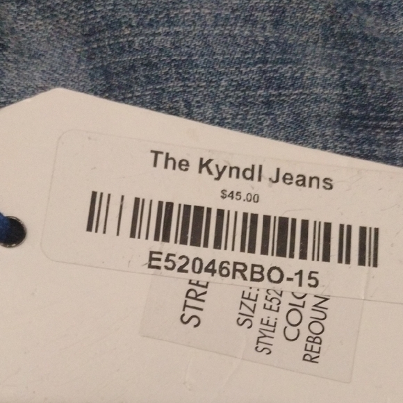 Eunina Distressed Skinny Jeans in Blue - Picture 2 of 13